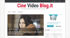 Desktop Screenshot of cinevideoblog.it