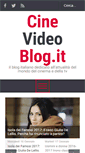 Mobile Screenshot of cinevideoblog.it