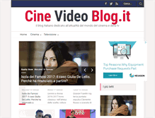 Tablet Screenshot of cinevideoblog.it